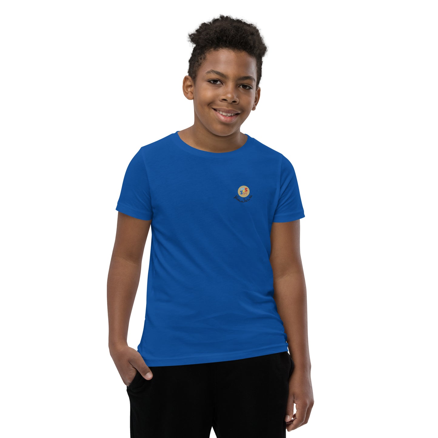 Yoonaverse in Blue Youth Short Sleeve T-Shirt Limited edition Design